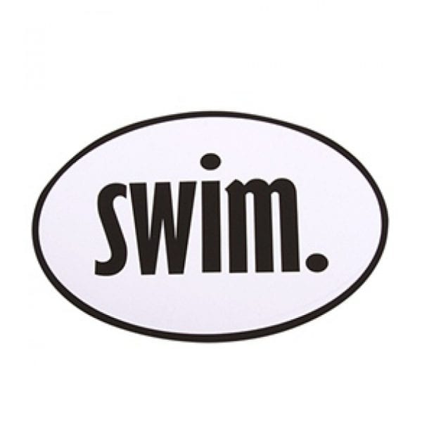 Bay Six Swim Magnet White