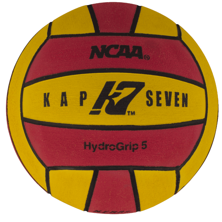NCAA and NFHS Official KAP7 Size 5 HydroGrip Water Polo Ball Yellow/Navy 