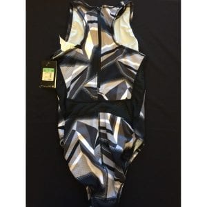 Alternative view of Nike Jagged Geo High Neck Tank - Black