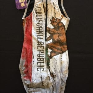 Alternative view of Q Swimwear Female Water Polo Tank - California Republic