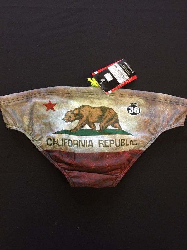 Q Swimwear Male Water Polo Brief - 2015 FK California Republic - Image 2
