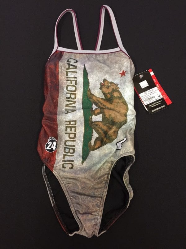 Q Swimwear 2015 Sunback Tank FK California Republic
