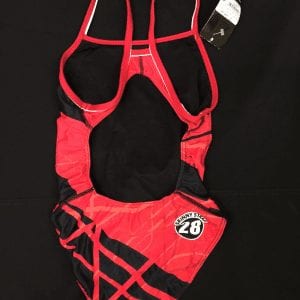 Alternative view of Q Swimwear 2015 FK Red/Black Star Skinny Strap Tank